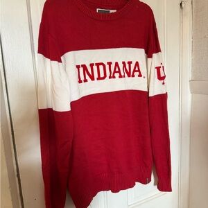 Indiana University Red and White Sweater